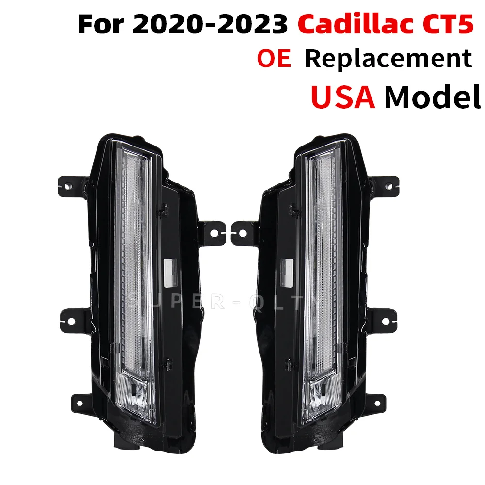 ДХО для Cadillac CT5 2020 ~ 2023 дневные фары OE запасные фары противотуманные фары динамические противотуманные фары
ДХО для Cadillac CT5 2020 ~ 2023 дневные фары OE запасные фары противотуманные фары динамические противотуманные фары