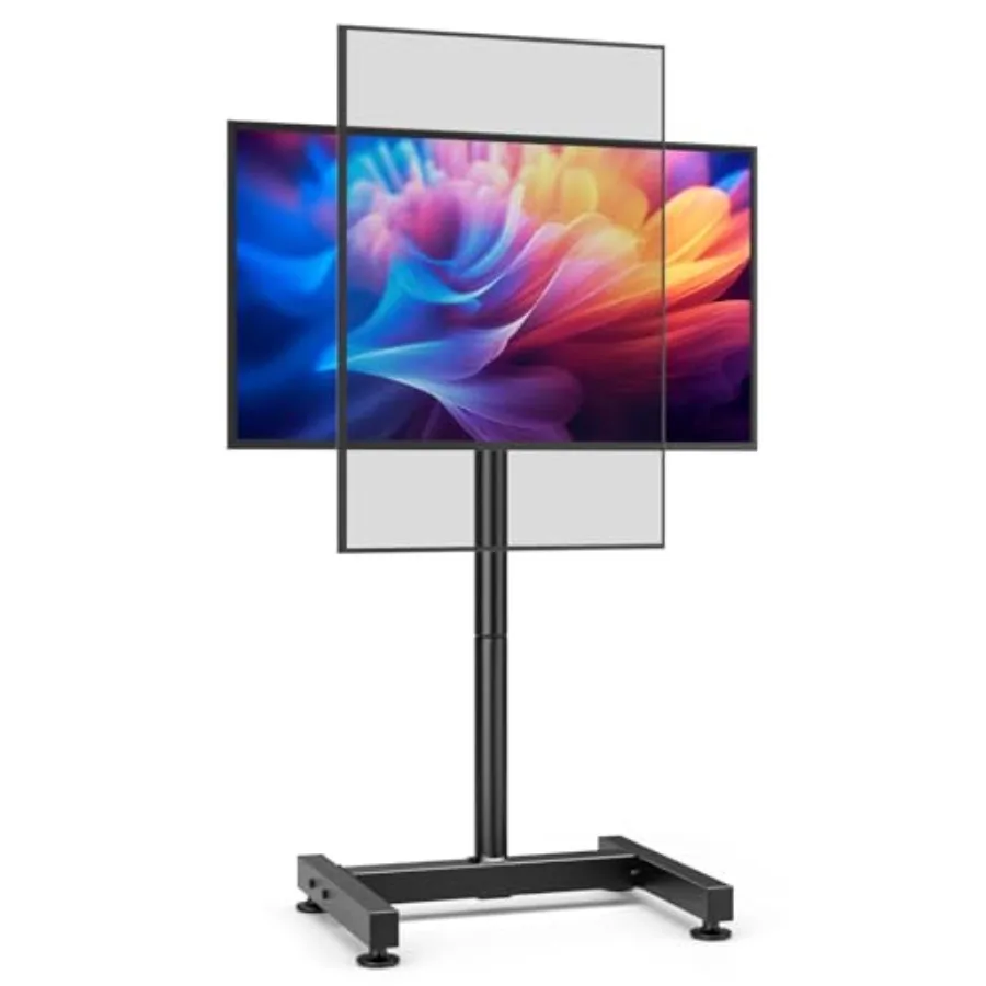 TV Floor Stand for 13-50 inch Screens Holds up to 77lbs Tilting and Height Adjustable Monitor Floor Stand Mount Tall Standing T
TV Floor Stand for 13-50 inch Screens Holds up to 77lbs Tilting and Height Adjustable Monitor Floor Stand Mount Tall Standing T
