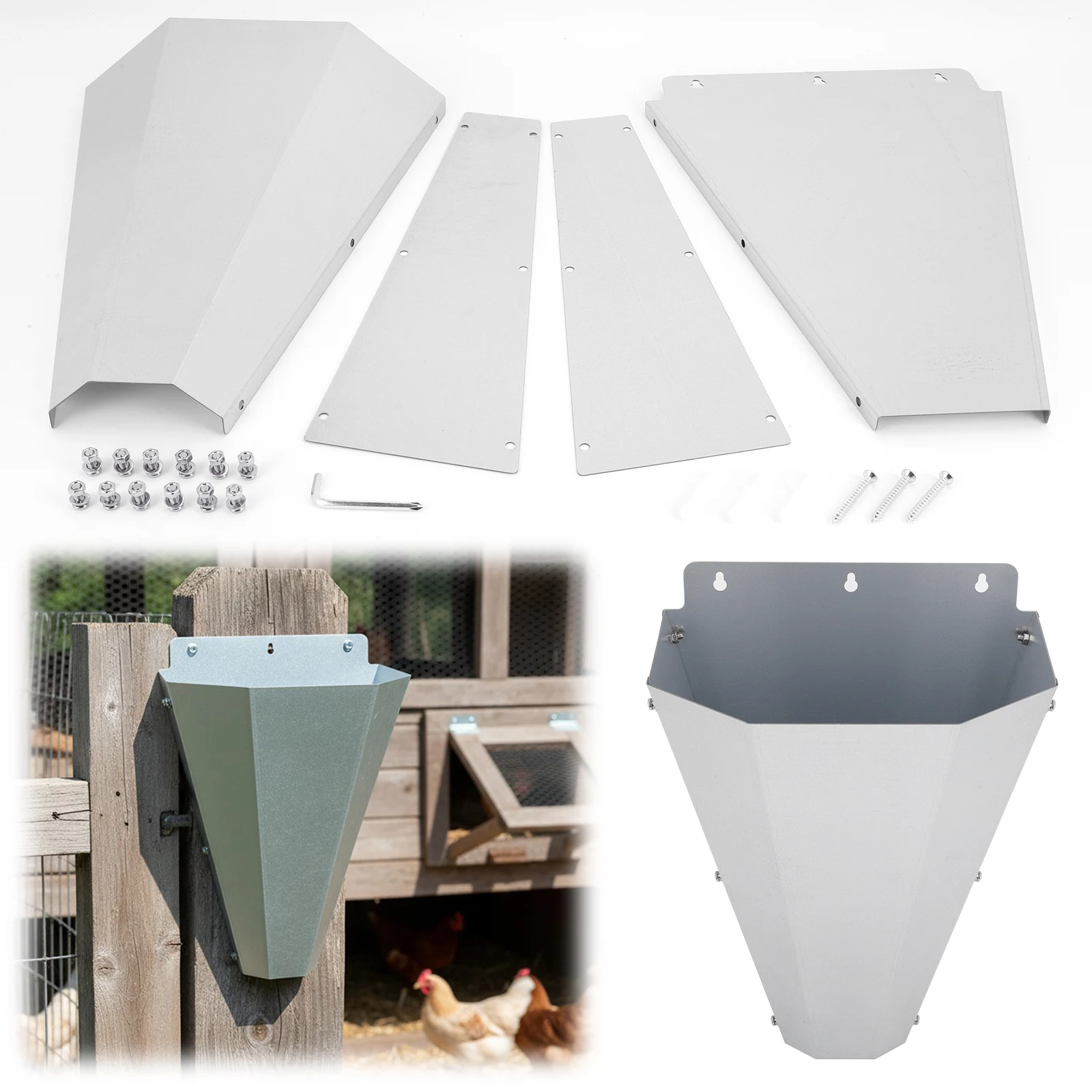 Конус для фиксации птицы, легко моющийся, с плоской задней частью, для забоя кур, бройлеров, жареной птицы, индейки, с защитными перчатками
Конус для фиксации птицы, легко моющийся, с плоской задней частью, для забоя кур, бройлеров, жареной птицы, индейки, с защитными перчатками