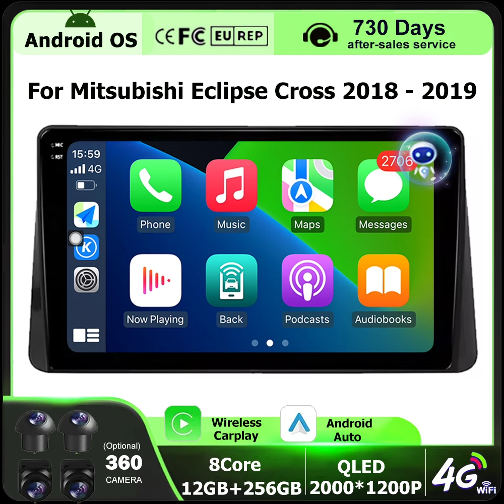 10 Inch For Mitsubishi Eclipse Cross 2018 - 2019 Android 16 Auto Car Radio Multimedia Video Player GPS Navigation Stereo 4G WIFI
10 Inch For Mitsubishi Eclipse Cross 2018 - 2019 Android 16 Auto Car Radio Multimedia Video Player GPS Navigation Stereo 4G WIFI