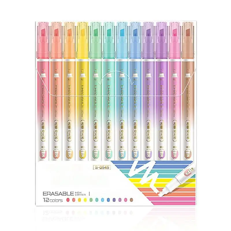 Стираемые текстовые маркеры в эстетике пастельных цветов, набор текстовых маркеров 12 шт., набор мягких текстовых маркеров
Стираемые текстовые маркеры в эстетике пастельных цветов, набор текстовых маркеров 12 шт., набор мягких текстовых маркеров