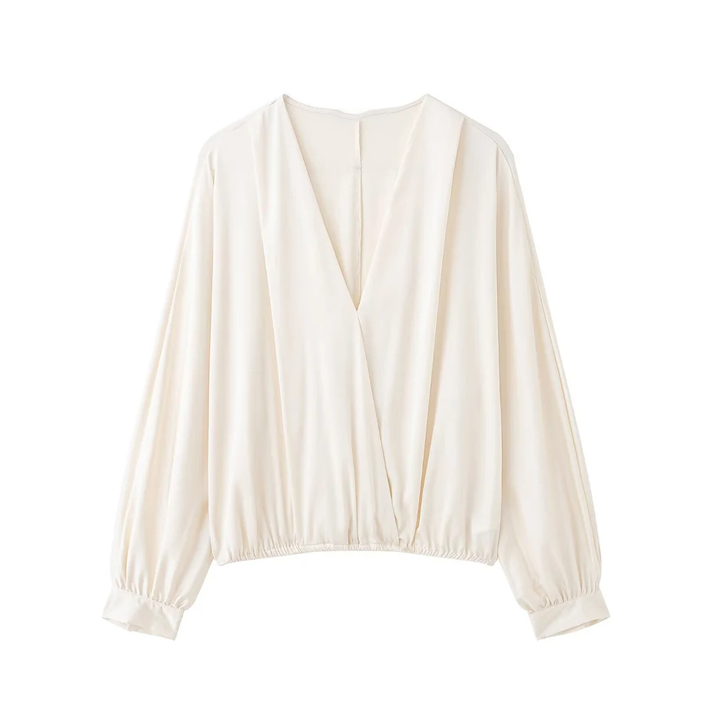 WOMAN 2026 Summer New Fashion Double-breasted Shirt Vintage V Neck Long Sleeve All-match Casual Female Shirts Blusas Chic Tops
WOMAN 2026 Summer New Fashion Double-breasted Shirt Vintage V Neck Long Sleeve All-match Casual Female Shirts Blusas Chic Tops