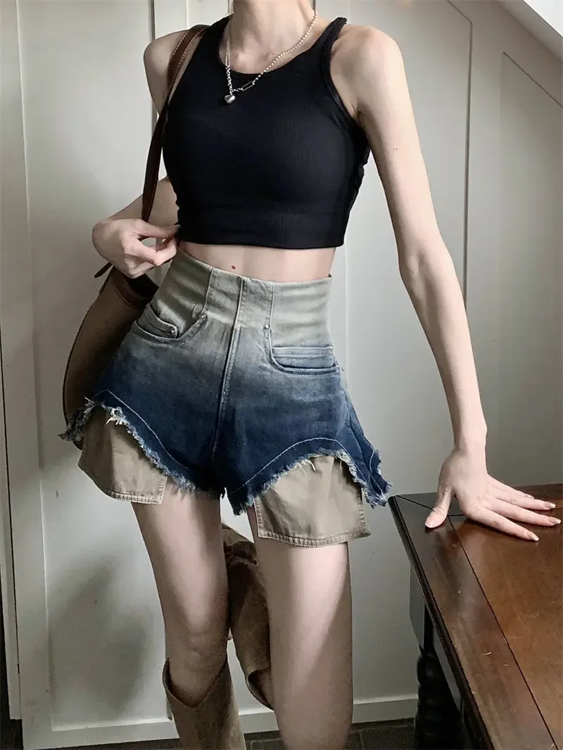 Stretchy Loose With Waist Pocket Denim Shorts for Women Wholesale Hot Elasticty Flowy Cheap Low Price XL Short Jean Pants Woman
Stretchy Loose With Waist Pocket Denim Shorts for Women Wholesale Hot Elasticty Flowy Cheap Low Price XL Short Jean Pants Woman