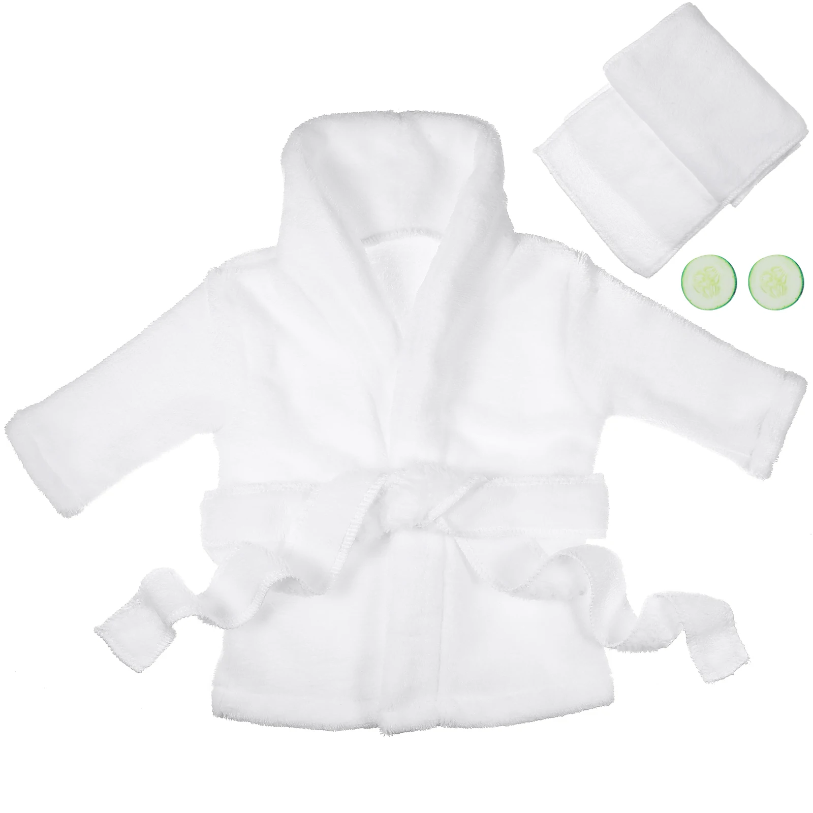 1 set Cucumber Towel Bathrobe Set Newborn Prop Infant Photography Accessories Coral Fleece Baby Shoot Soft Design High Material
1 set Cucumber Towel Bathrobe Set Newborn Prop Infant Photography Accessories Coral Fleece Baby Shoot Soft Design High Material