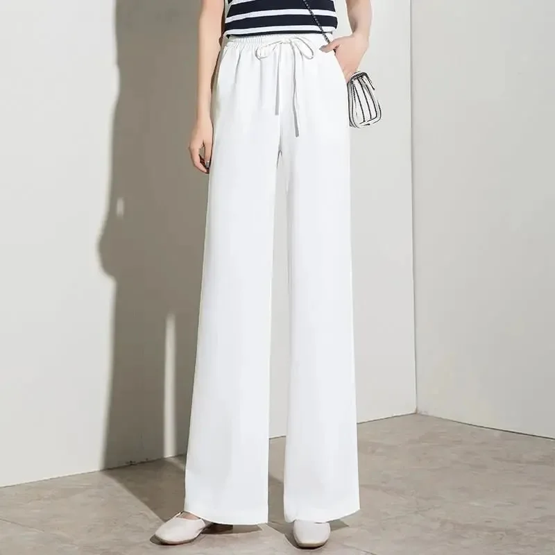 2025 New Women Pants Striped Wide leg Pants For Female Casual Versatile Fashion Large Size Trousers Female Casual Pants
2025 New Women Pants Striped Wide leg Pants For Female Casual Versatile Fashion Large Size Trousers Female Casual Pants