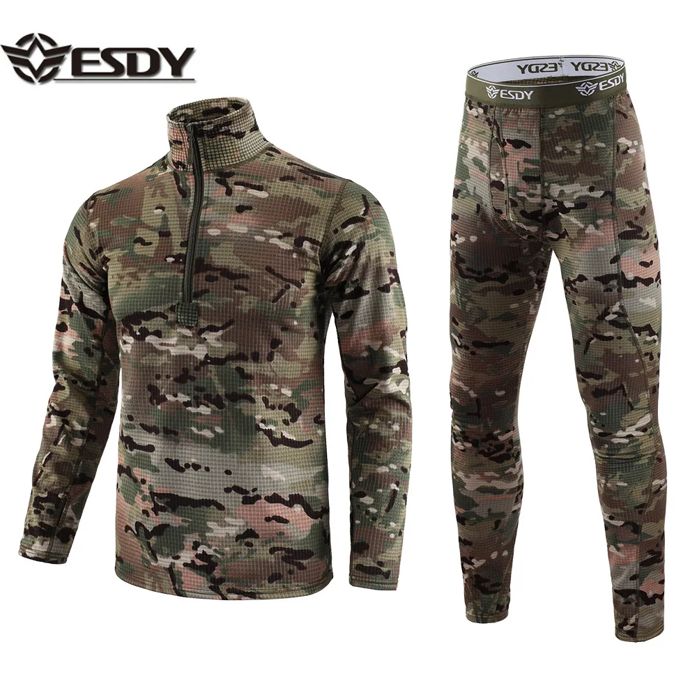 ESDY Outdoor Sports Men Functional Underwear A154 For Wear Outside Camouflage Thermal Breathable Sports Fitness Clothes Set
ESDY Outdoor Sports Men Functional Underwear A154 For Wear Outside Camouflage Thermal Breathable Sports Fitness Clothes Set