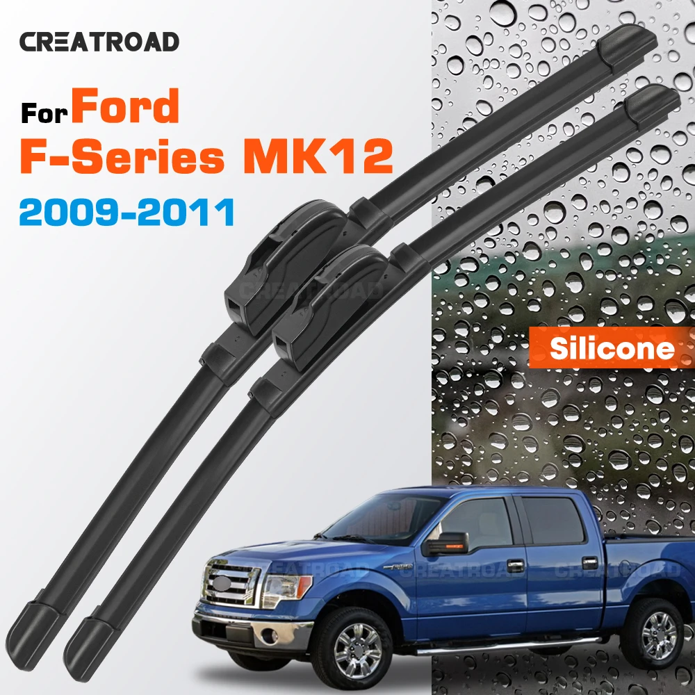 Silicone Wiper Blades Fit For Ford F-Series MK12 2009-2011 Coated Silent HD Wear-Resistant Car Windshield Wipers 22"+22"
Silicone Wiper Blades Fit For Ford F-Series MK12 2009-2011 Coated Silent HD Wear-Resistant Car Windshield Wipers 22"+22"