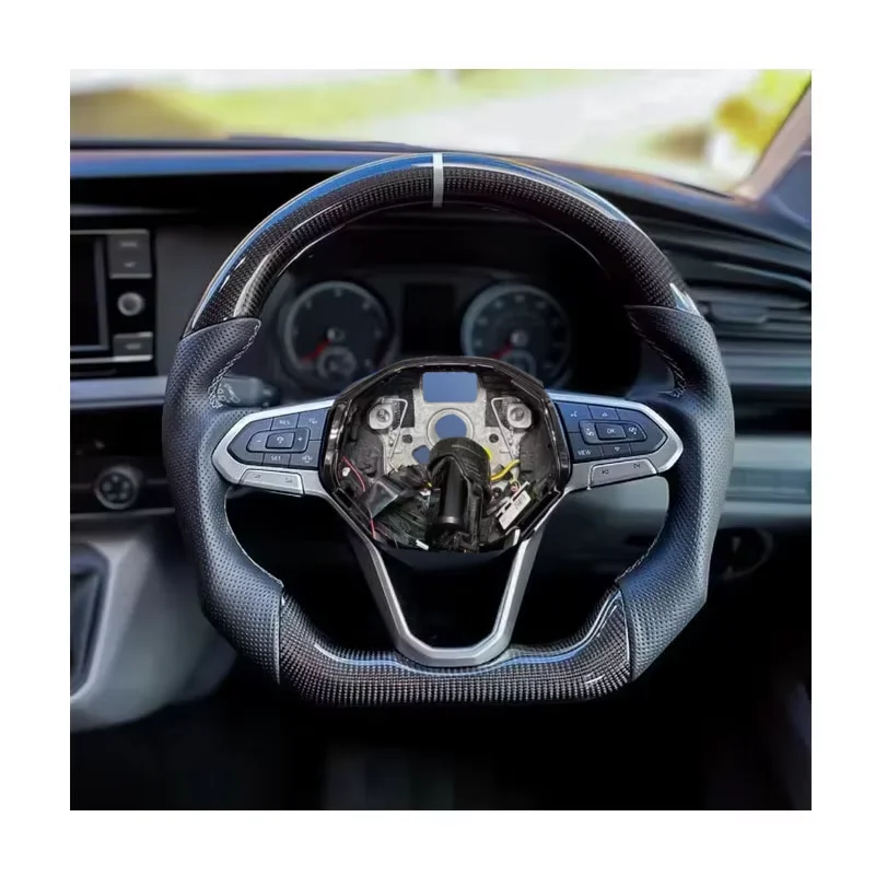 Car Steering Wheel Car Accessories for VW Golf 8 Golf GTI Carbon Fiber Steering Wheel Carbon Fiber Perforated Leather
Car Steering Wheel Car Accessories for VW Golf 8 Golf GTI Carbon Fiber Steering Wheel Carbon Fiber Perforated Leather