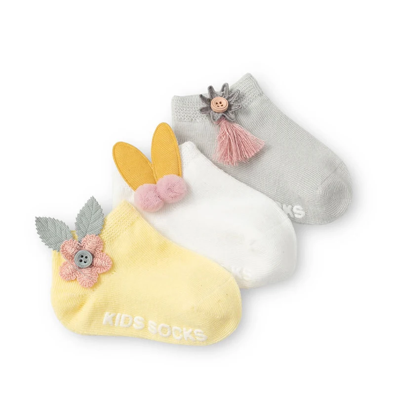 3Pairs/lot Spring Thin Cute Cartoon Baby Socks Cotton Soft Infant Floor Socks for Girls Boys Children's Non-slip Short Sock 0-3Y
3Pairs/lot Spring Thin Cute Cartoon Baby Socks Cotton Soft Infant Floor Socks for Girls Boys Children's Non-slip Short Sock 0-3Y