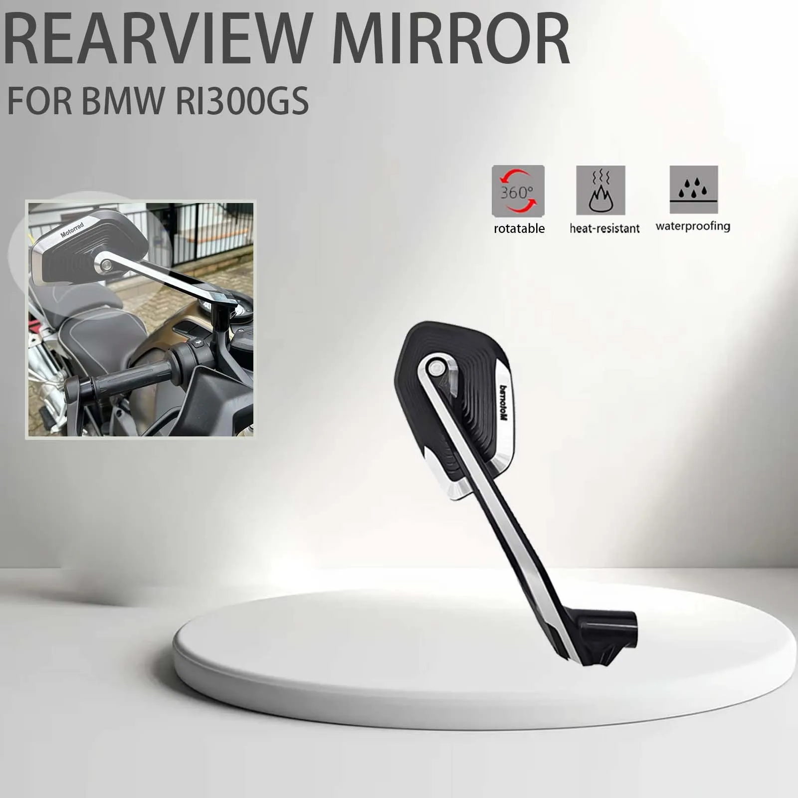 Motorcycle Rearview Mirror For BMW R1300GS R1200GS ADV S1000XR F900R/XR F850GS F750GS G310R Accessories Side Rear View Mirror
Motorcycle Rearview Mirror For BMW R1300GS R1200GS ADV S1000XR F900R/XR F850GS F750GS G310R Accessories Side Rear View Mirror