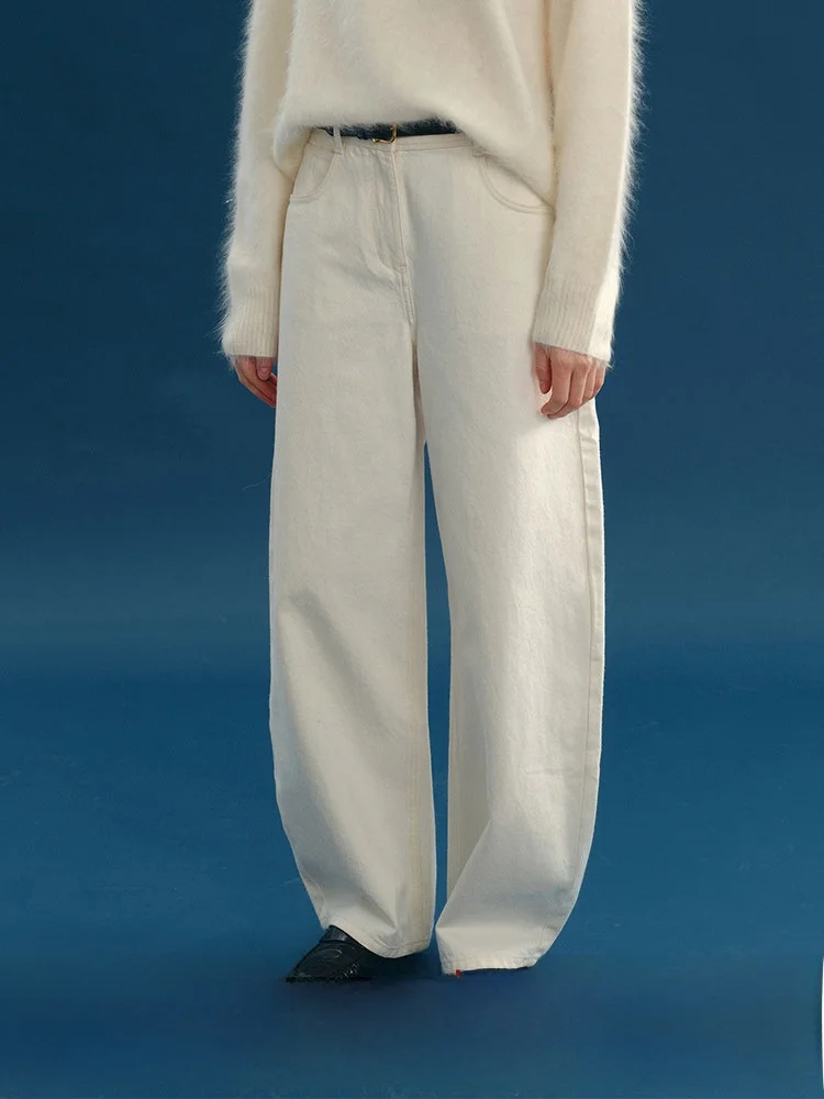 Who Peach 100 Cotton Wide Leg Pants Women Loose Slimming Knife Pants Simple Casual Long Pants Versatile New Style Commute Wind
Who Peach 100 Cotton Wide Leg Pants Women Loose Slimming Knife Pants Simple Casual Long Pants Versatile New Style Commute Wind