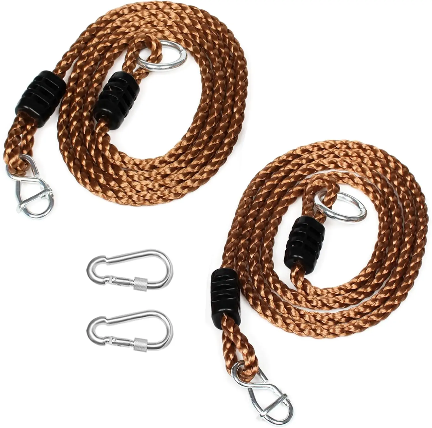 Adjustable Tree Rope Swing (2 Pack) - Pe Rope Extensions For Outdoor Swings, Hammocks, And Playground Sets - 5.9Ft Length
Adjustable Tree Rope Swing (2 Pack) - Pe Rope Extensions For Outdoor Swings, Hammocks, And Playground Sets - 5.9Ft Length