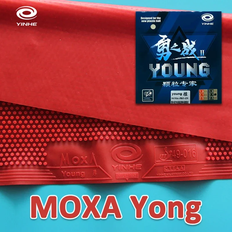 MOXA YONG Table Tennis Rubber OX Long Pips Particle Height 2.1mm Ping Pong Rubber ITTF Approved Single Rubber Cured Non-cured
MOXA YONG Table Tennis Rubber OX Long Pips Particle Height 2.1mm Ping Pong Rubber ITTF Approved Single Rubber Cured Non-cured