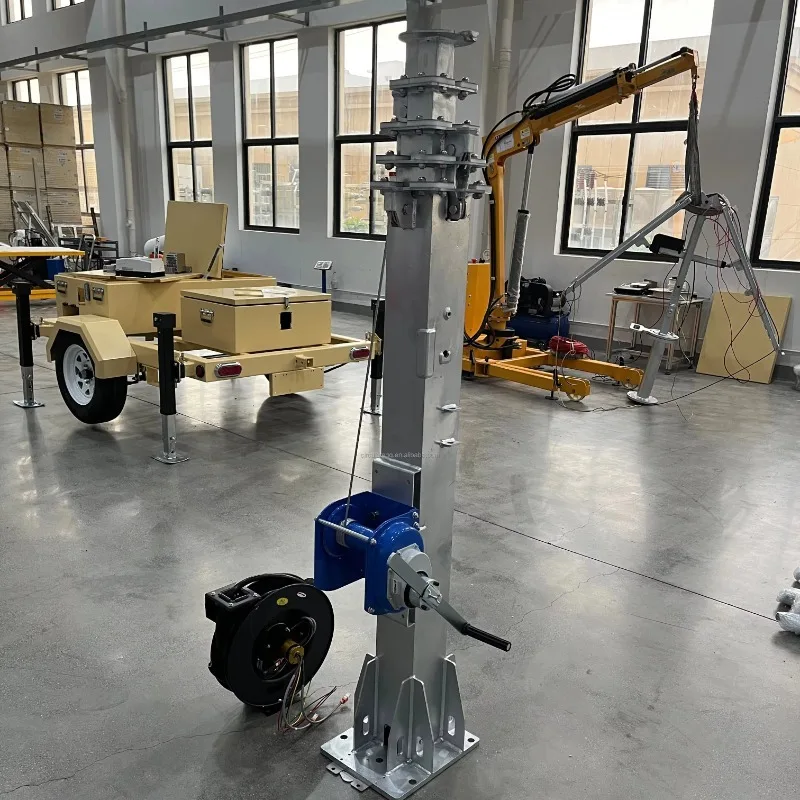 Multifunctional Use Telescopic Mast 4-12m for Light Emitting Diode Solar Mobile Lighthouse Pole
Multifunctional Use Telescopic Mast 4-12m for Light Emitting Diode Solar Mobile Lighthouse Pole