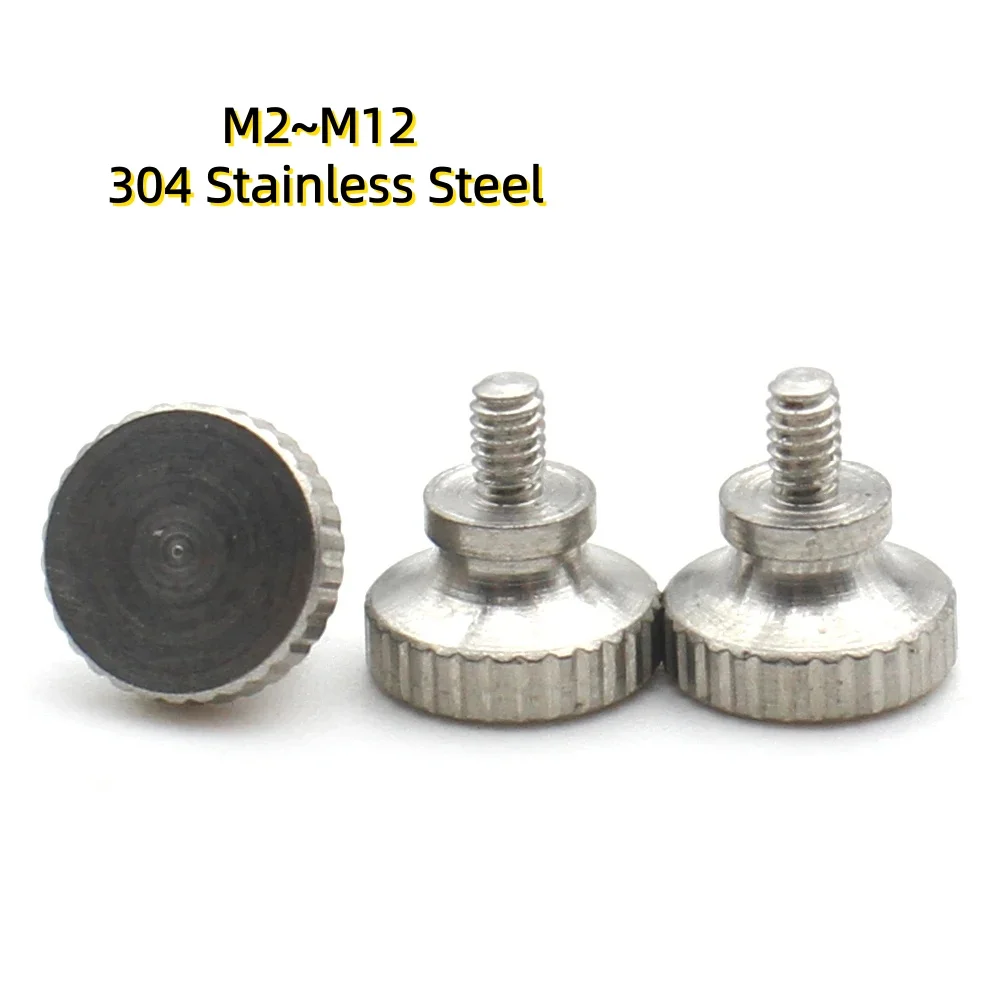 M2~M12 304 Stainless Steel High Step Thumb Bolt Hand Grip Knob Bolts Knurled Thumb Screws Length 3 - 35mm
M2~M12 304 Stainless Steel High Step Thumb Bolt Hand Grip Knob Bolts Knurled Thumb Screws Length 3 - 35mm