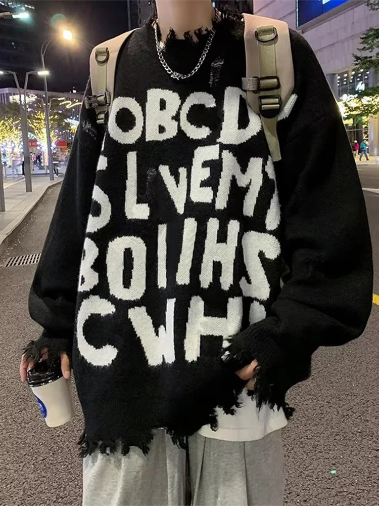 American High Street Destroyed Men's Sweater Spring Autumn Lazy Style High Fashion Trendy Knitted Oversize Coat Casual Wear
American High Street Destroyed Men's Sweater Spring Autumn Lazy Style High Fashion Trendy Knitted Oversize Coat Casual Wear