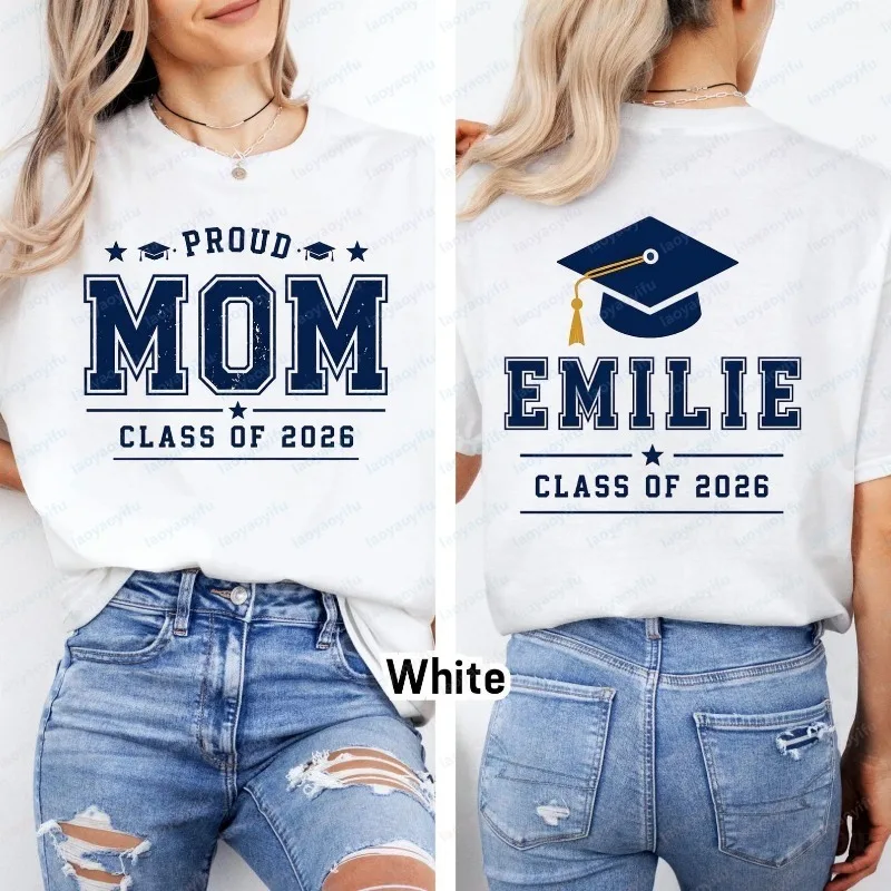 Custom Class of 2026 Senior Mom Shirt with Name Personalized Graduation Tee for Graduation Shirt High School Senior Mother Gift
Custom Class of 2026 Senior Mom Shirt with Name Personalized Graduation Tee for Graduation Shirt High School Senior Mother Gift