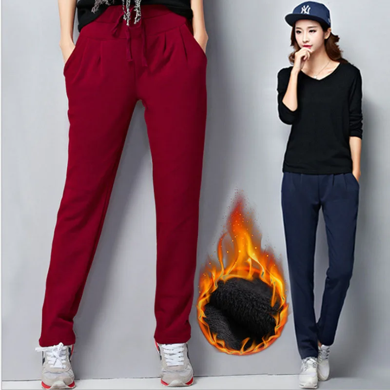 Winter new plus size casual harem pants6XL 5XL 4XL fashion ladies loose plus velvet padded feet casual solid color sports pants.
Winter new plus size casual harem pants6XL 5XL 4XL fashion ladies loose plus velvet padded feet casual solid color sports pants.