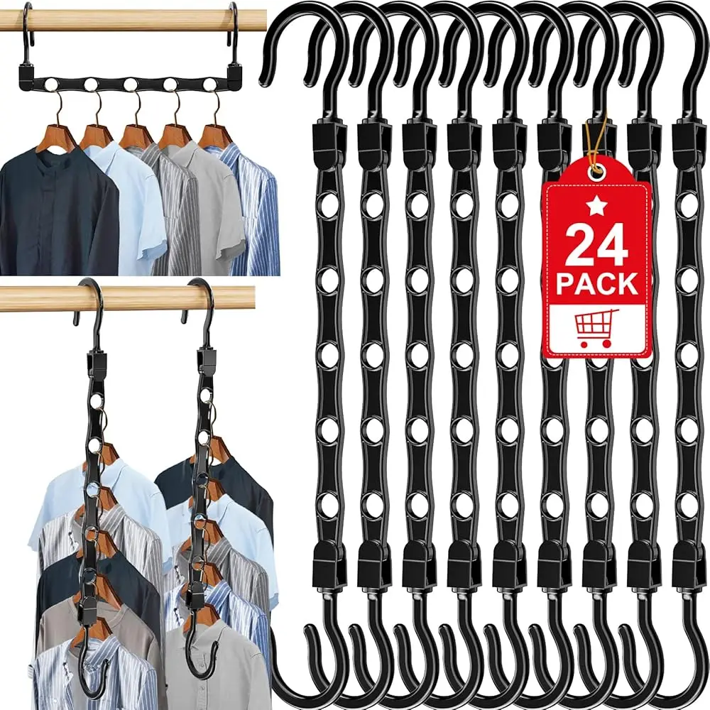 24 Pa Hangers Space Saving Magic Space Saver Storage Smart Plastic Clothes Hanger Organizer Closet Organizers And Storage For
24 Pa Hangers Space Saving Magic Space Saver Storage Smart Plastic Clothes Hanger Organizer Closet Organizers And Storage For