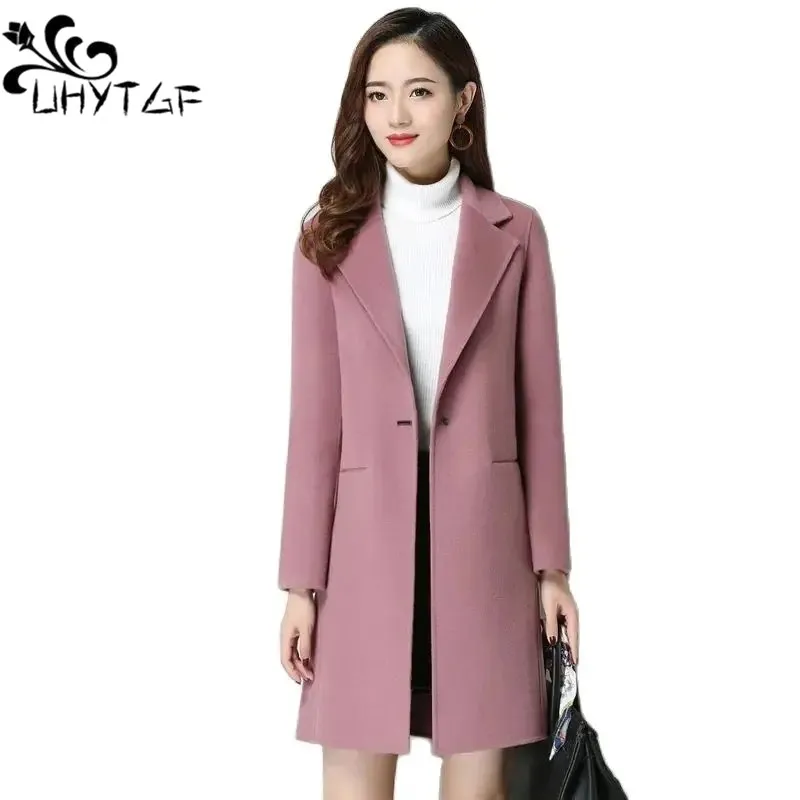 2023 Autumn Winter Blend Woolen Coat Women Mid-Length Single-Breasted Elegant Women Outwear Korean Slim Jacket Female Abrigo 536
2023 Autumn Winter Blend Woolen Coat Women Mid-Length Single-Breasted Elegant Women Outwear Korean Slim Jacket Female Abrigo 536