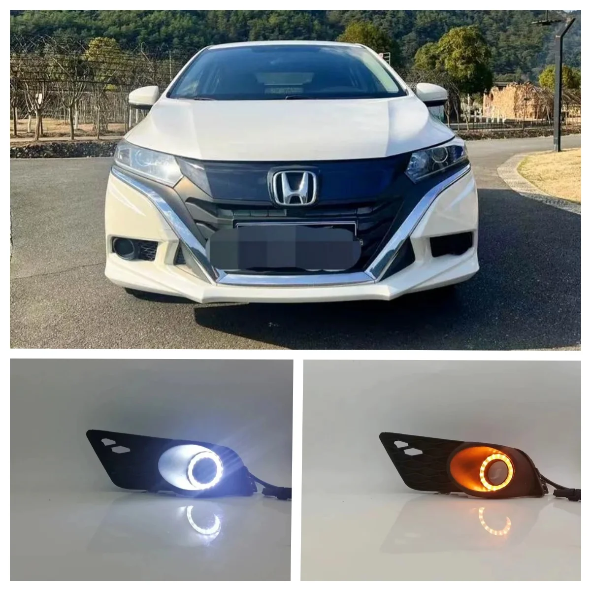 LED Fog Lights Assembly For Honda Gienia 2017 2018 2019 Dual Colors Angel Eye Daytime Running Lights Fog Lamp Accessories Kits
LED Fog Lights Assembly For Honda Gienia 2017 2018 2019 Dual Colors Angel Eye Daytime Running Lights Fog Lamp Accessories Kits