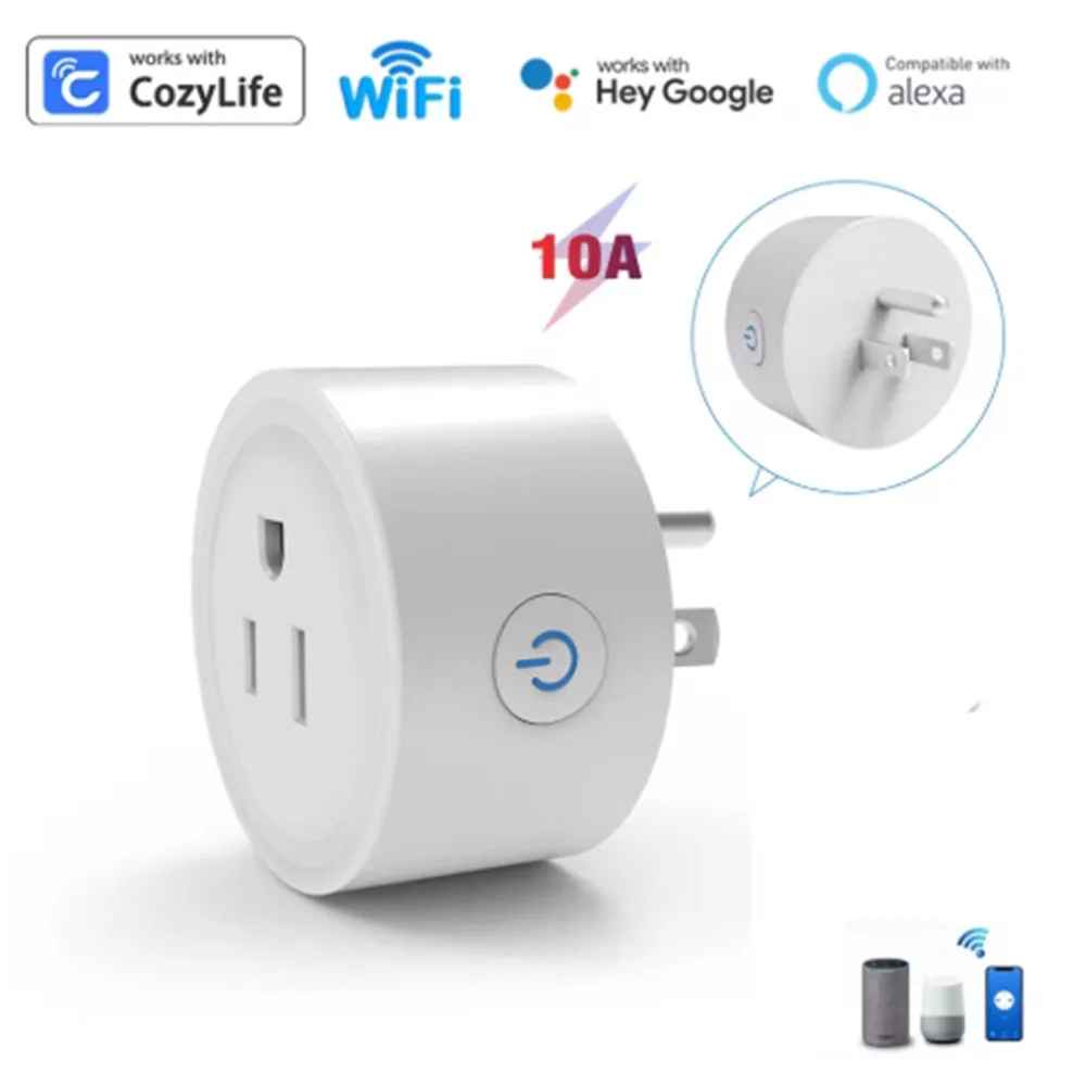 2/4Pcs CozyLife Smart US Plug WiFi Outlet Switch Socket 10A App Remote Timer Control AC100-240V Work with Alexa Google Assistant
2/4Pcs CozyLife Smart US Plug WiFi Outlet Switch Socket 10A App Remote Timer Control AC100-240V Work with Alexa Google Assistant