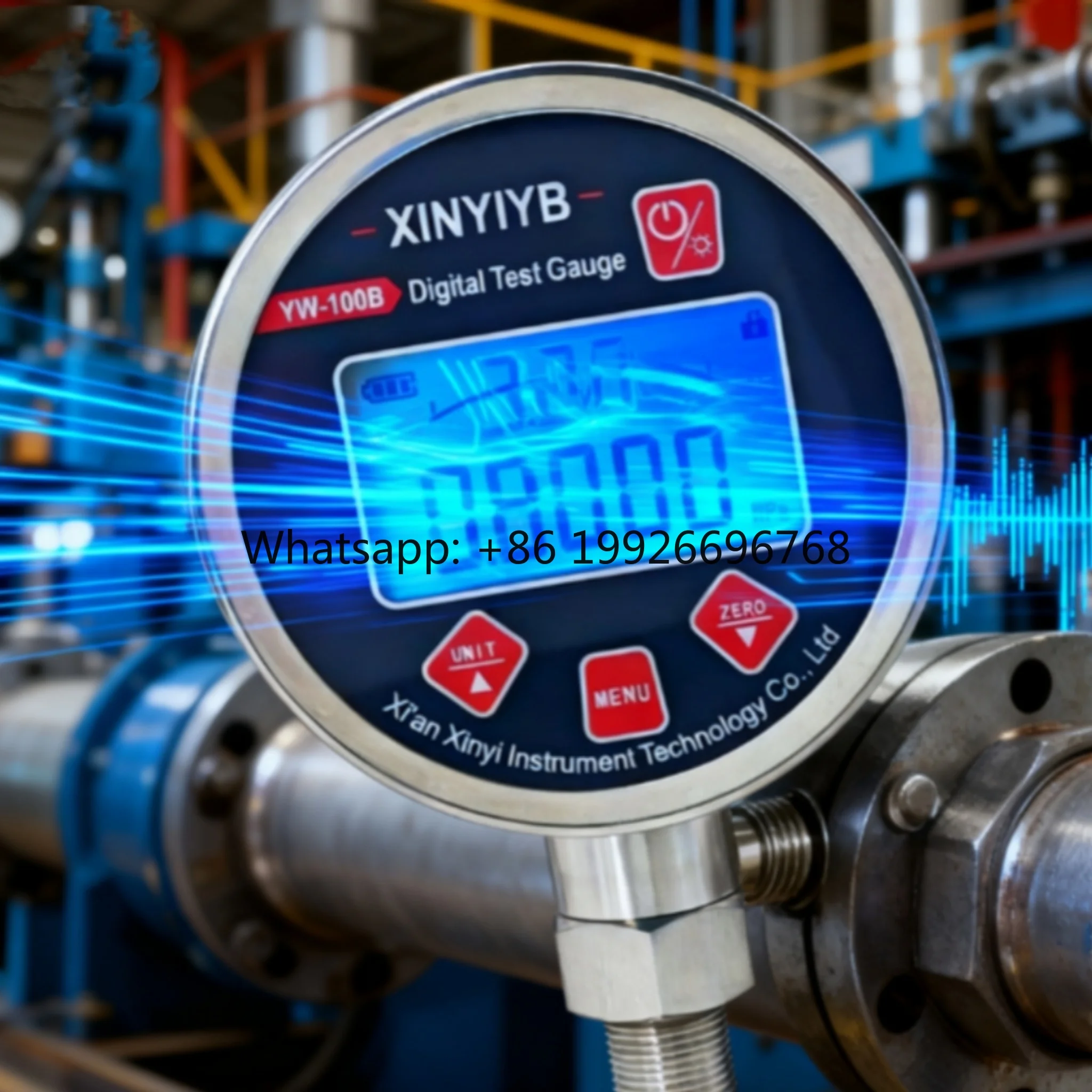 Digital Pressure Gauge High-Precision Digital Pressure Gauge 4-20mA Output for Hydraulic Pneumatic Gauge
Digital Pressure Gauge High-Precision Digital Pressure Gauge 4-20mA Output for Hydraulic Pneumatic Gauge