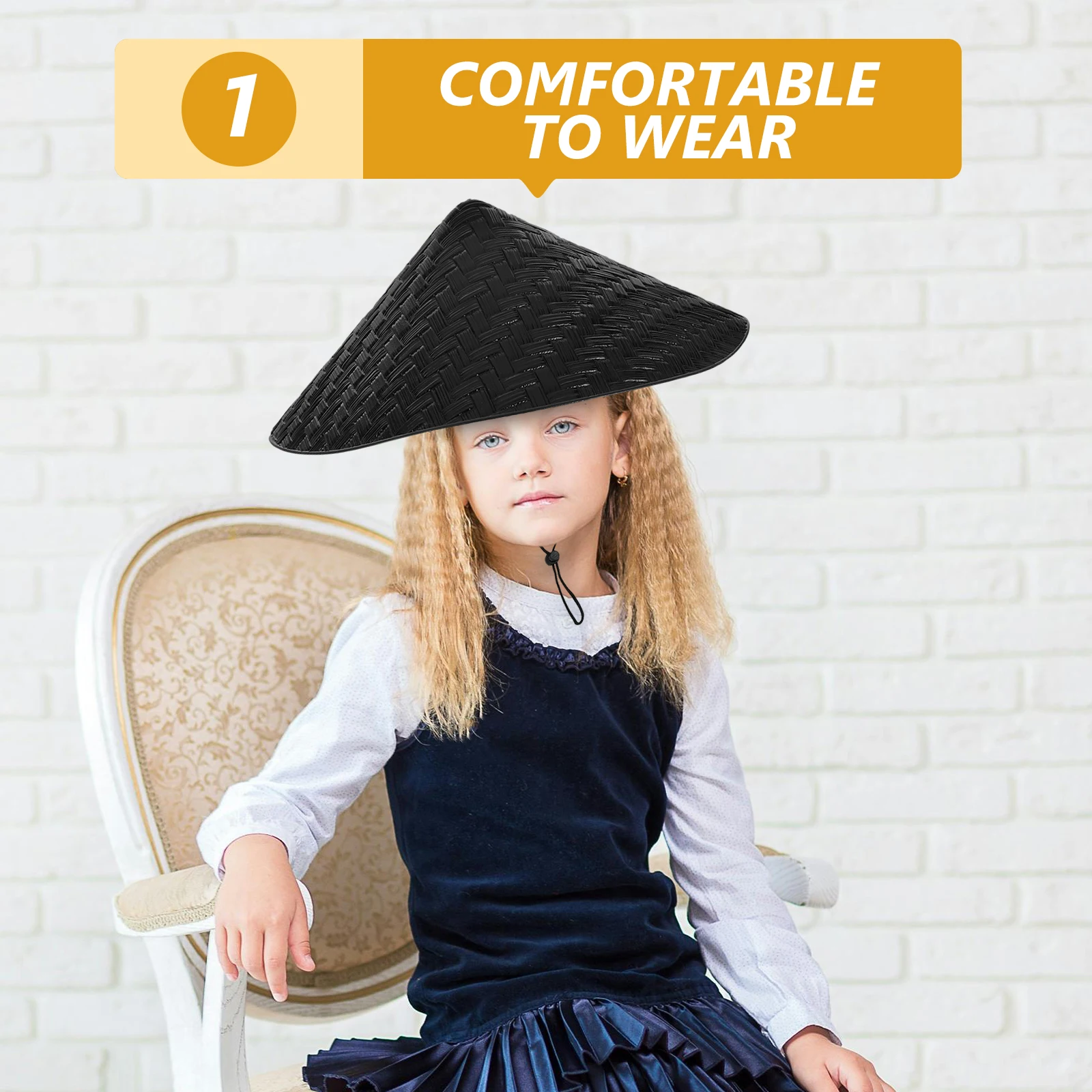 Japanese Samurai Cosplay Lightweight Woven Sun For Masquerade Party Outdoor Performance Decor Plastic Cone Hat Ninja Costume
Japanese Samurai Cosplay Lightweight Woven Sun For Masquerade Party Outdoor Performance Decor Plastic Cone Hat Ninja Costume