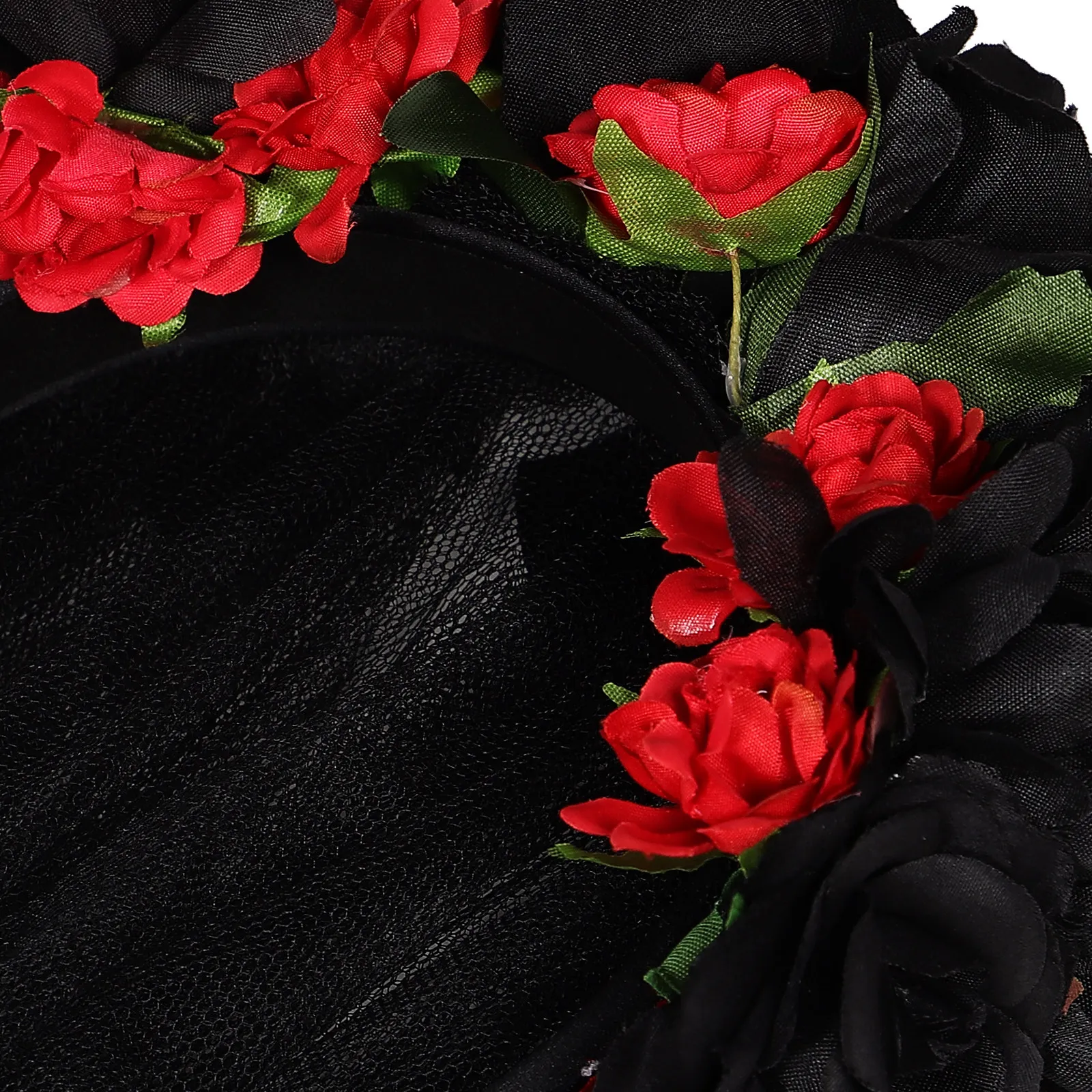 Black Rose Flower Headband Veil for Women Girls Halloween Masquerade Carnival Festival Floral Hair Accessory with Ribbon
Black Rose Flower Headband Veil for Women Girls Halloween Masquerade Carnival Festival Floral Hair Accessory with Ribbon