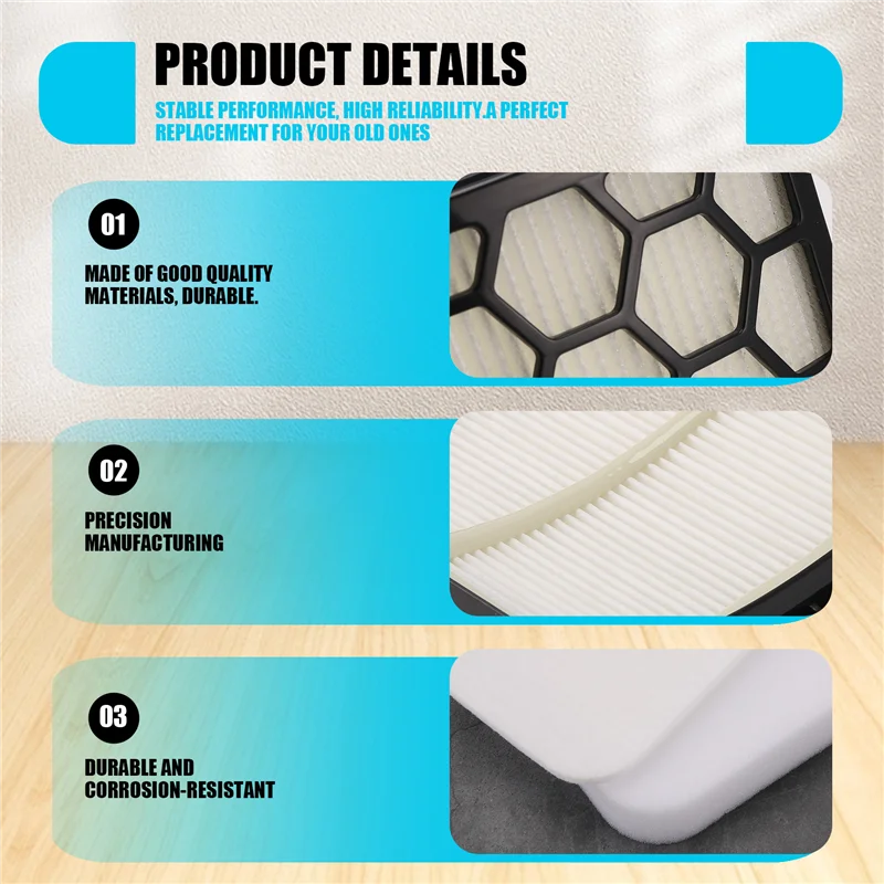 Replacement Vacuum Filters For Shark ZU60 NV251 NV255 Upright Vacuum Cleaner Accessories Parts 1238FT60 & 1239FT60-ABXK
Replacement Vacuum Filters For Shark ZU60 NV251 NV255 Upright Vacuum Cleaner Accessories Parts 1238FT60 & 1239FT60-ABXK