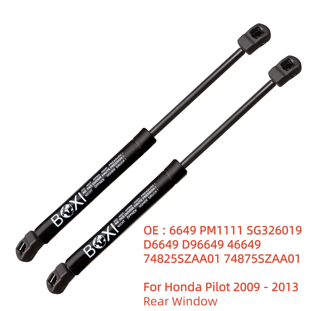 BOXI 2pcs Rear Glass Window Lift Supports Struts Shocks Dampers 6649 SG326019 For Honda Pilot 2009 - 2013 Gas Springs
BOXI 2pcs Rear Glass Window Lift Supports Struts Shocks Dampers 6649 SG326019 For Honda Pilot 2009 - 2013 Gas Springs