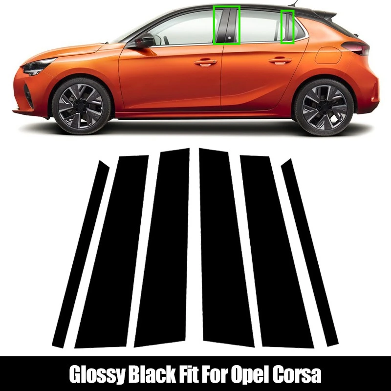 6Pcs Glossy Black Car Pillar Posts Door Window B C Column Trim Stickers For Opel Corsa Hybrid/E/GS Line/GS Auto Exterior Parts
6Pcs Glossy Black Car Pillar Posts Door Window B C Column Trim Stickers For Opel Corsa Hybrid/E/GS Line/GS Auto Exterior Parts