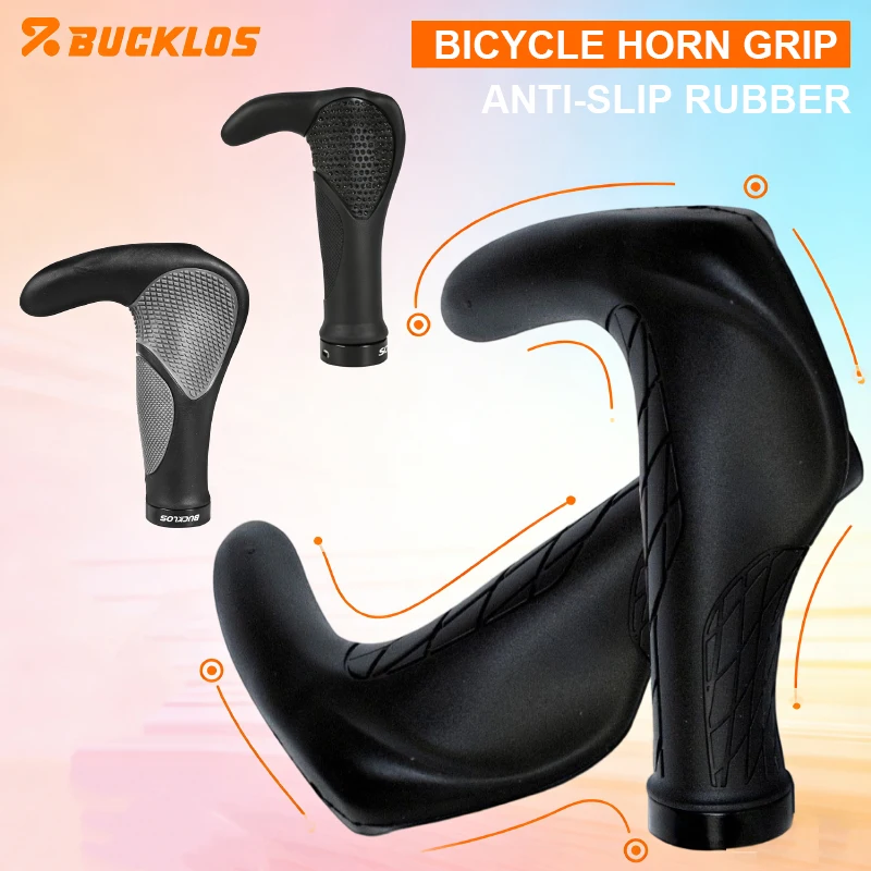 BUCKLOS Rubber Bike Horn Grip Ergonomic Bicycle Horn Grips for Mountain Bike Non-Slip Handlebar Handles Shockproof Bicycle Cuffs
BUCKLOS Rubber Bike Horn Grip Ergonomic Bicycle Horn Grips for Mountain Bike Non-Slip Handlebar Handles Shockproof Bicycle Cuffs