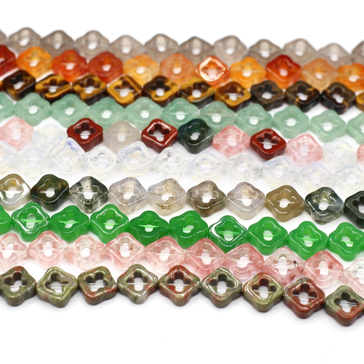 Natural Stone Rose Quartz Agate Plum Blossom Shaped Large Hole Bead Jewelry Making DIY Necklace Bracelet Accessories Gifts
Natural Stone Rose Quartz Agate Plum Blossom Shaped Large Hole Bead Jewelry Making DIY Necklace Bracelet Accessories Gifts