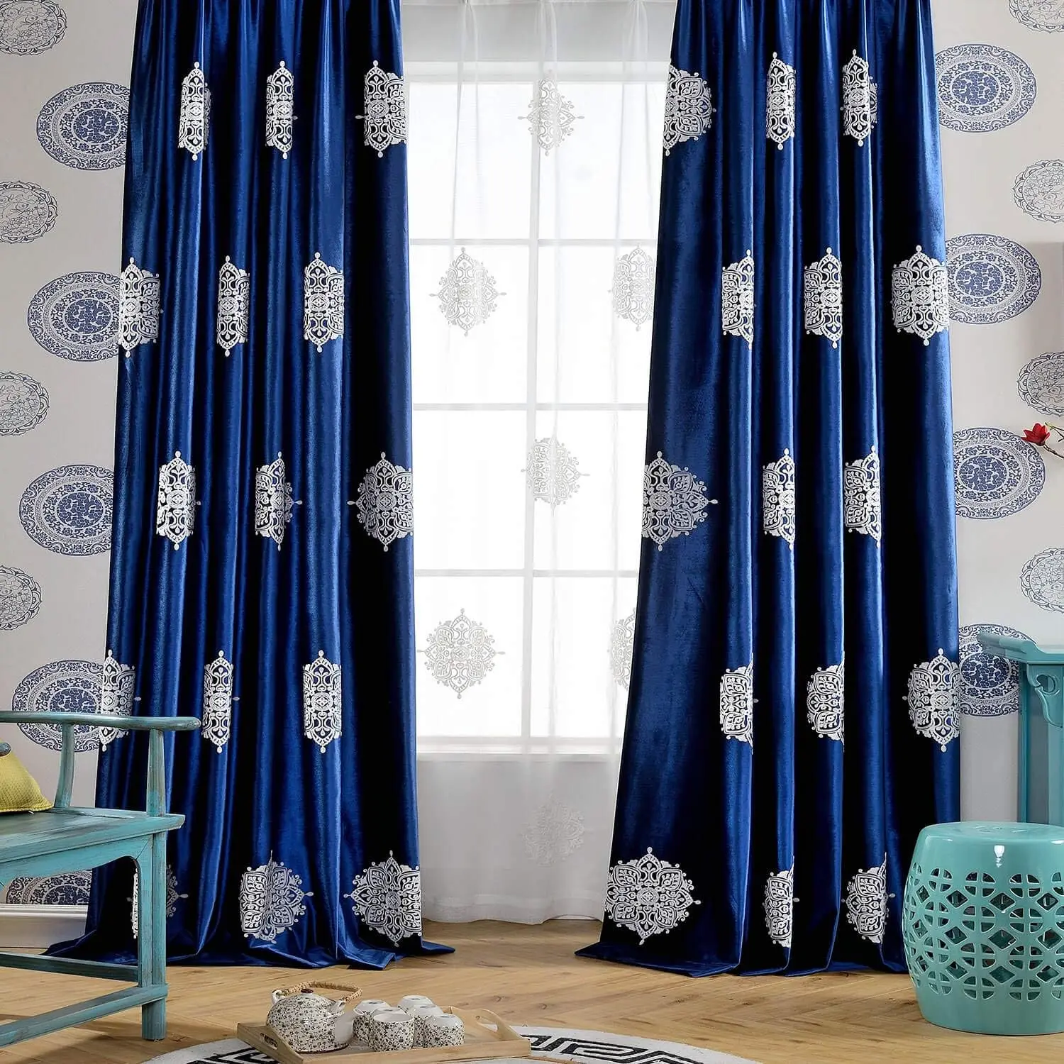 Vintage Dark Blue Velvet Curtains, Soft Thick Thermal Insulated Drapes for Bedroom Living Room, Luxury Window Treatment
Vintage Dark Blue Velvet Curtains, Soft Thick Thermal Insulated Drapes for Bedroom Living Room, Luxury Window Treatment