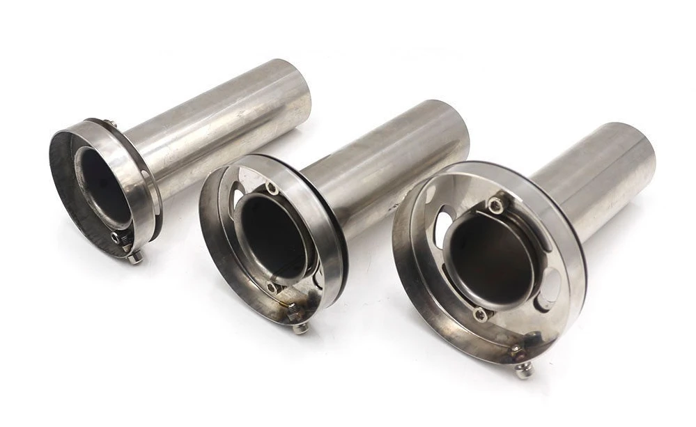 Stainless Steel Universal Exhaust Adjustable Small Muffler for Vehicle Exhaust System
Stainless Steel Universal Exhaust Adjustable Small Muffler for Vehicle Exhaust System