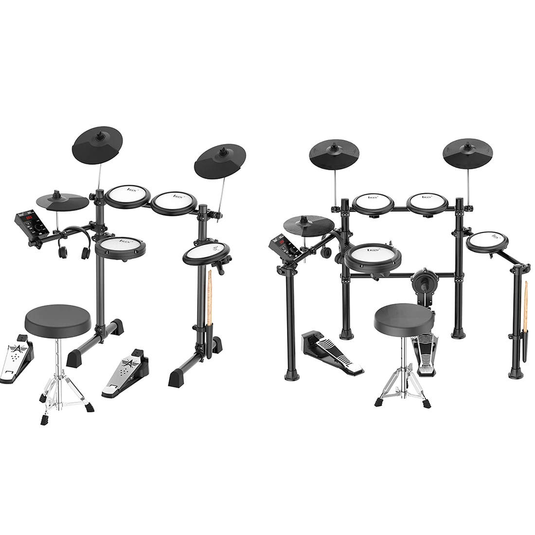 Electronic Drum Electronic Stand Drum Five Drum Three Cymbal Electric Drum with Multiple Audio Sources USB Percussion Instrument
Electronic Drum Electronic Stand Drum Five Drum Three Cymbal Electric Drum with Multiple Audio Sources USB Percussion Instrument