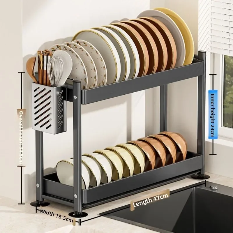 Narrow-sided Bowl Rack, Dish Storage Rack, Drain Basket, Kitchen Countertop, Multi-functional Shelf, Tableware Rack
Narrow-sided Bowl Rack, Dish Storage Rack, Drain Basket, Kitchen Countertop, Multi-functional Shelf, Tableware Rack