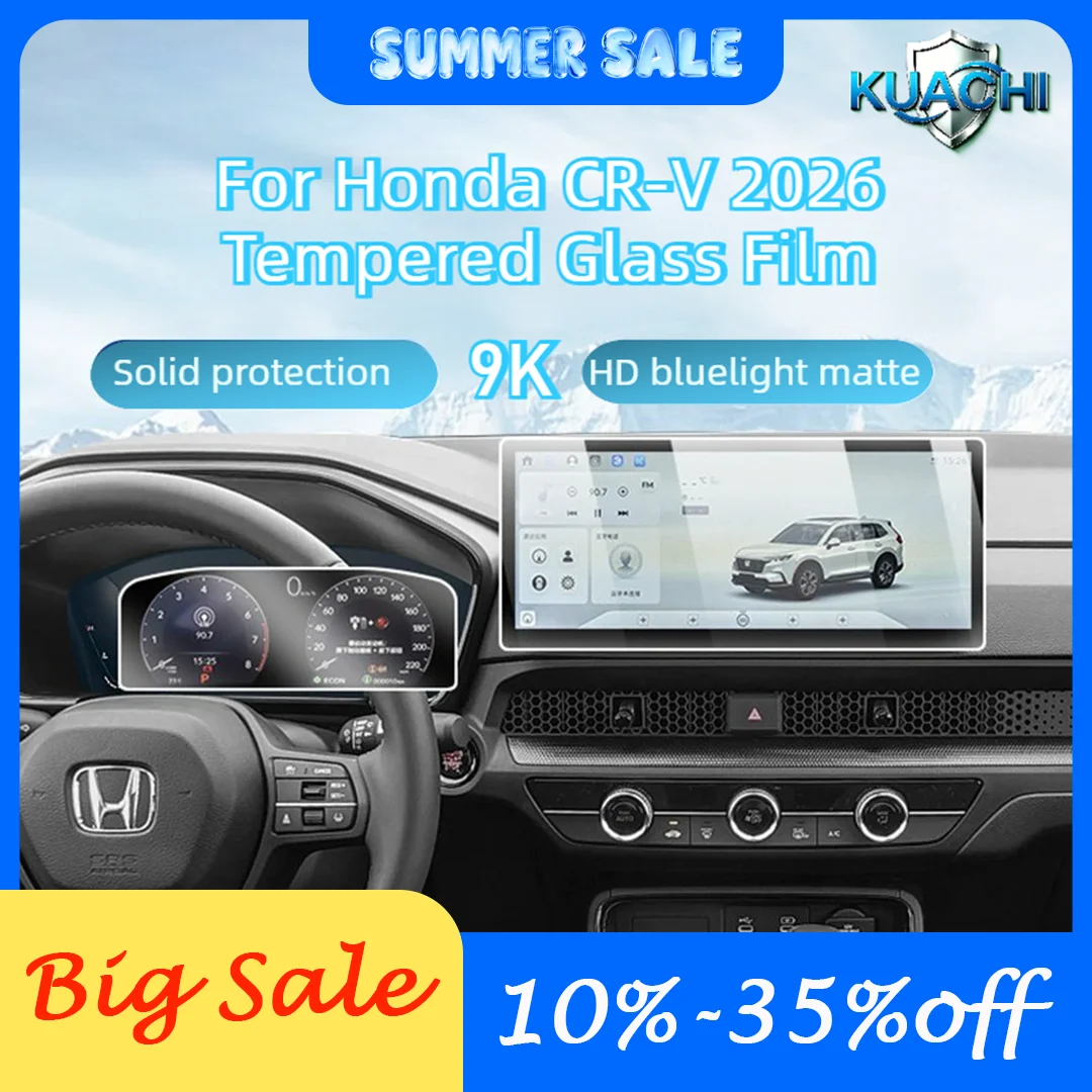 For 2026 Honda CR-V central control navigation screen tempered glass film dashboard protective film high definition scratchproof
For 2026 Honda CR-V central control navigation screen tempered glass film dashboard protective film high definition scratchproof