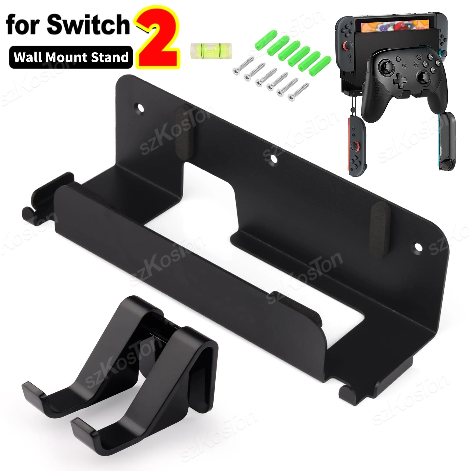For Switch 2 Wall Mount Metal Storage Wall Stand for Switch2 Console Accessories with 5 Game Card Holder 4 Joypad Hanger Bracket
For Switch 2 Wall Mount Metal Storage Wall Stand for Switch2 Console Accessories with 5 Game Card Holder 4 Joypad Hanger Bracket