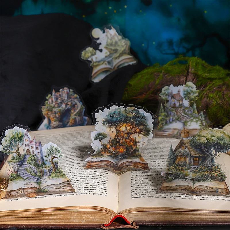 Book World Series Vintage Tree Starry Sky Landscape PET Sticker Creative DIY Journal Material Collage Scrapbook Stationery
Book World Series Vintage Tree Starry Sky Landscape PET Sticker Creative DIY Journal Material Collage Scrapbook Stationery