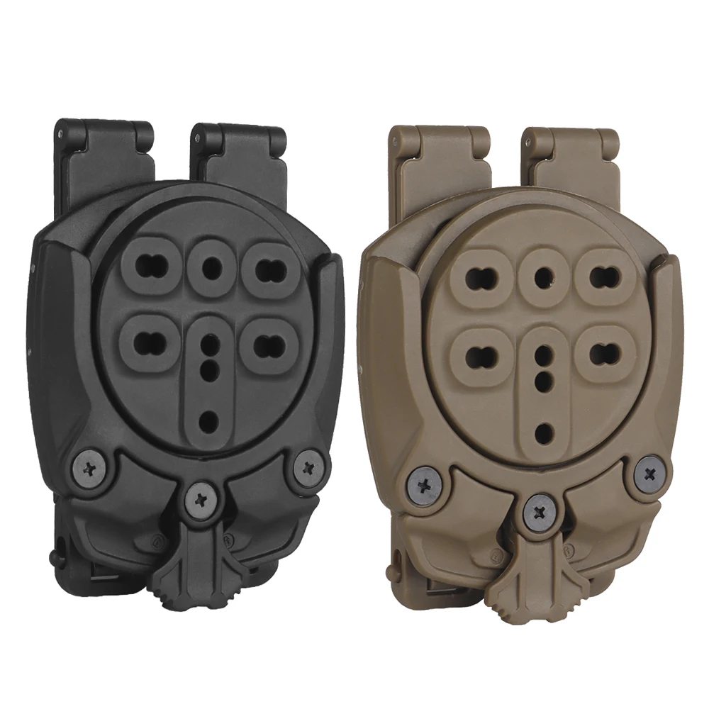 Tactical Holster Adapter 360 Degree Revolve MOLLE System Portable Outdoor Hunting Combat Airsoft Quick Pull Holster Accessories
Tactical Holster Adapter 360 Degree Revolve MOLLE System Portable Outdoor Hunting Combat Airsoft Quick Pull Holster Accessories