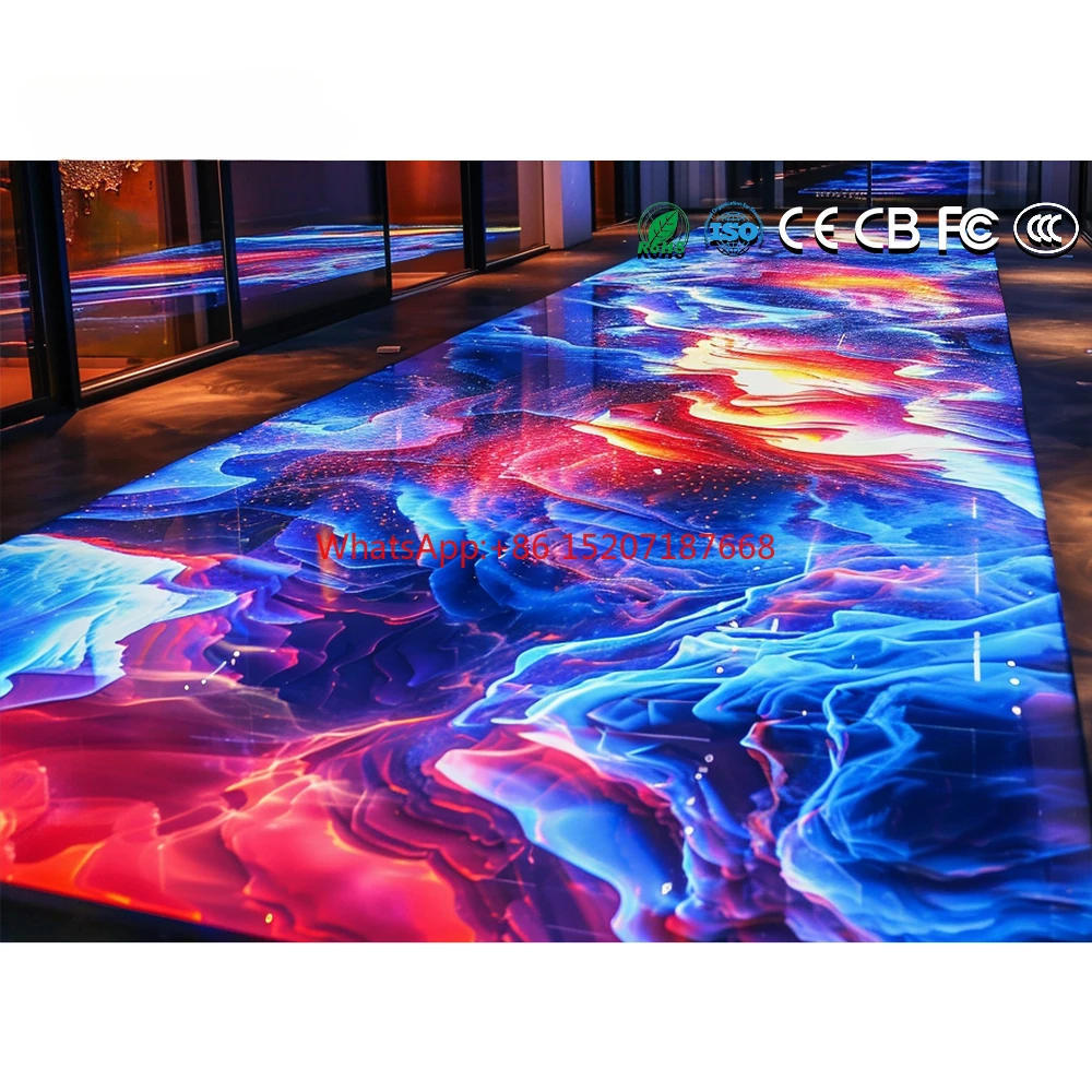 Factory Advertising Indoor and Outdoor P2.9 P3.9 P4.8 P6.2 LED 3D Color Dance Floor Display
Factory Advertising Indoor and Outdoor P2.9 P3.9 P4.8 P6.2 LED 3D Color Dance Floor Display