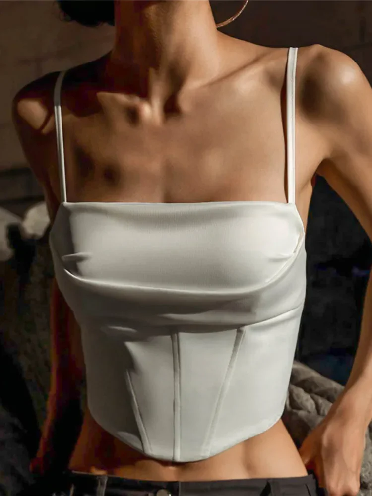 Spaghetti Strap Tank Top Sexy Backless Bandage Skinny Crop Tops 2025 Summer Elegant Lace Up Party Streetwear Women Camis
Spaghetti Strap Tank Top Sexy Backless Bandage Skinny Crop Tops 2025 Summer Elegant Lace Up Party Streetwear Women Camis