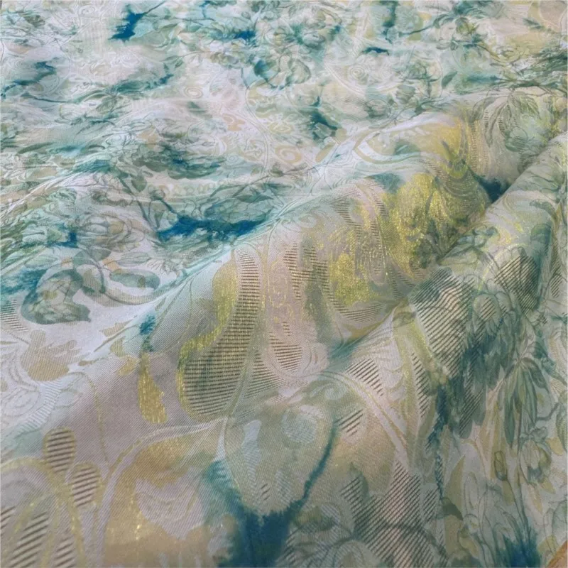light brocade gradient polyester jacquard fabric dress short-sleeved shirt cheongsam skirt sun-protective clothing
light brocade gradient polyester jacquard fabric dress short-sleeved shirt cheongsam skirt sun-protective clothing