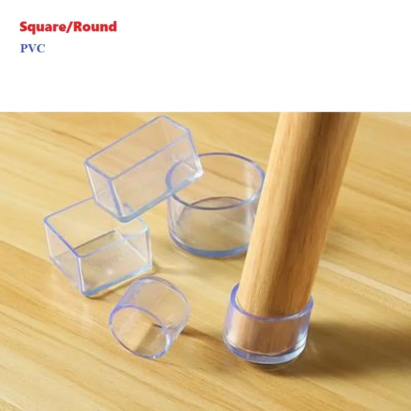 Non-Slip Chair Legs Caps Transparent PVC Round Table Chair Foot Cover Thicken Furniture Floor Protector Pads Leveling Feet
Non-Slip Chair Legs Caps Transparent PVC Round Table Chair Foot Cover Thicken Furniture Floor Protector Pads Leveling Feet