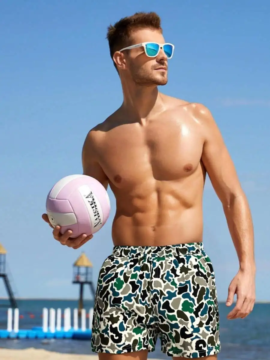Casual Camo Shorts Men Loose Straight Leg Athletic Bermuda Shorts Summer Vacation Outfit
Casual Camo Shorts Men Loose Straight Leg Athletic Bermuda Shorts Summer Vacation Outfit