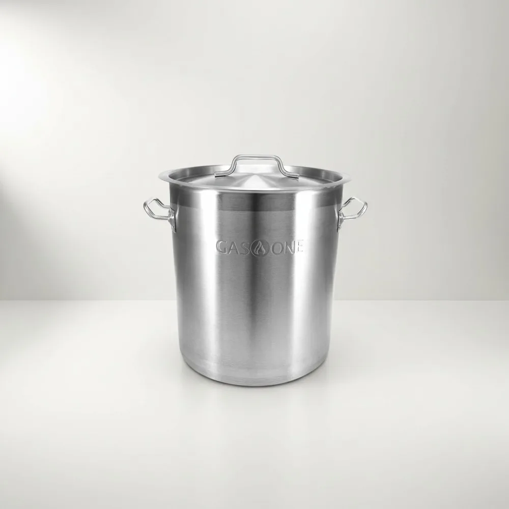 20qt Stainless Steel Stockpot with Lid - Tri-Ply Bottom for Even Heating - Perfect for Brewing, Soups & Seafood Boils
20qt Stainless Steel Stockpot with Lid - Tri-Ply Bottom for Even Heating - Perfect for Brewing, Soups & Seafood Boils