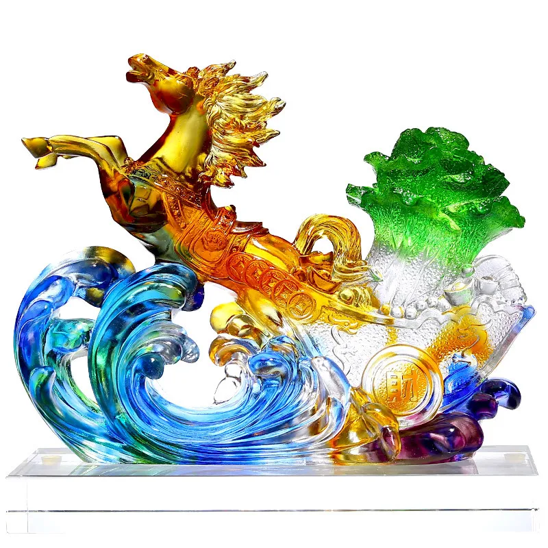 Liuli Zodiac Horse Ornament Ma Jiacheng Ornament Living Room Company
Liuli Zodiac Horse Ornament Ma Jiacheng Ornament Living Room Company