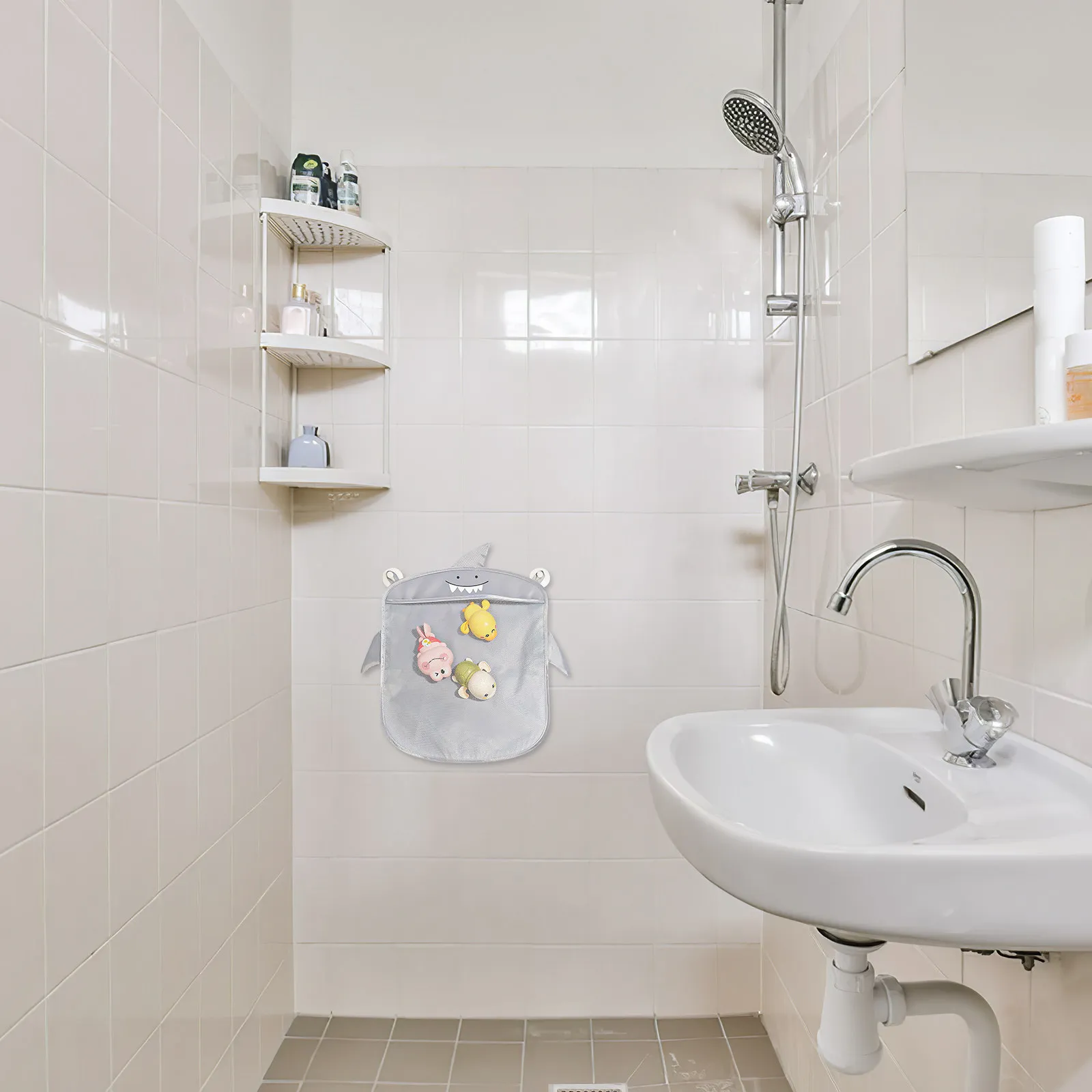 Baby Mesh Bath Storage Large Opening Bath Organizer Hanging Bathroom Holder Net for Kids Shower Rack Suction Cup
Baby Mesh Bath Storage Large Opening Bath Organizer Hanging Bathroom Holder Net for Kids Shower Rack Suction Cup